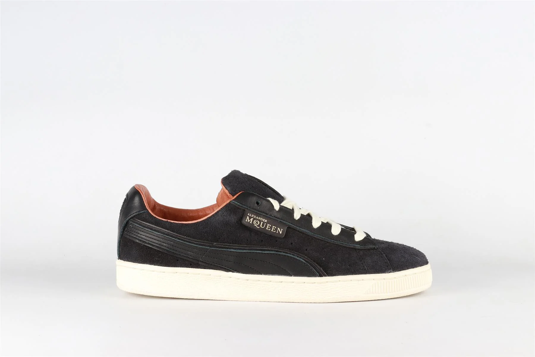 ALEXANDER MCQUEEN + PUMA BLUE SUEDE SNEAKERS EU 44 UK 10 US 11 - Image 2