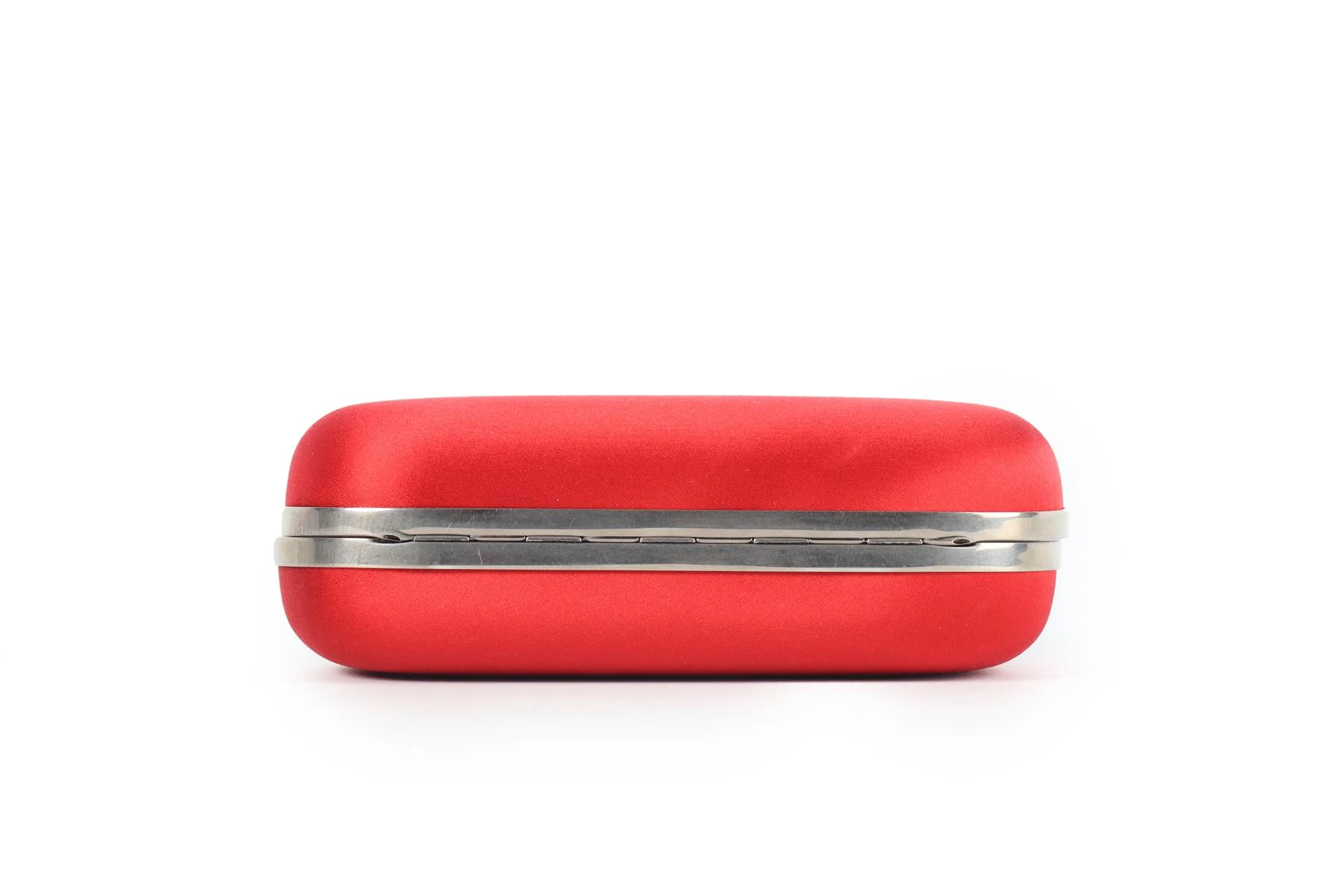 ALEXANDER MCQUEEN RED SATIN CLUTCH - Image 7