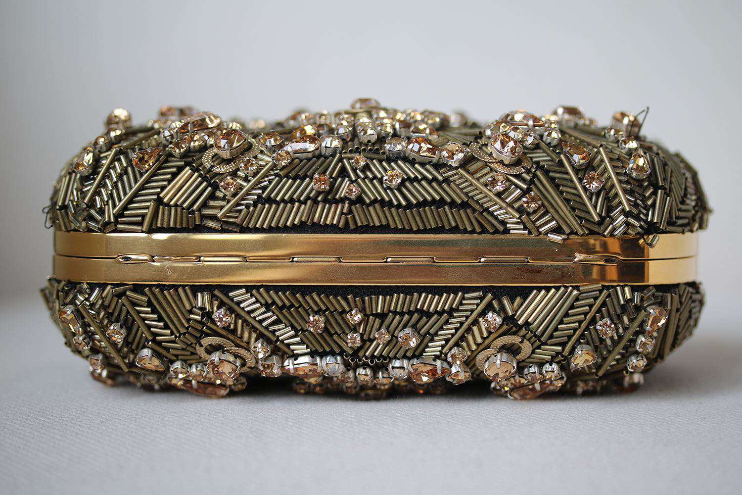 ALEXANDER MCQUEEN THE SKULL CRYSTAL EMBELLISHED BOX CLUTCH - Image 4