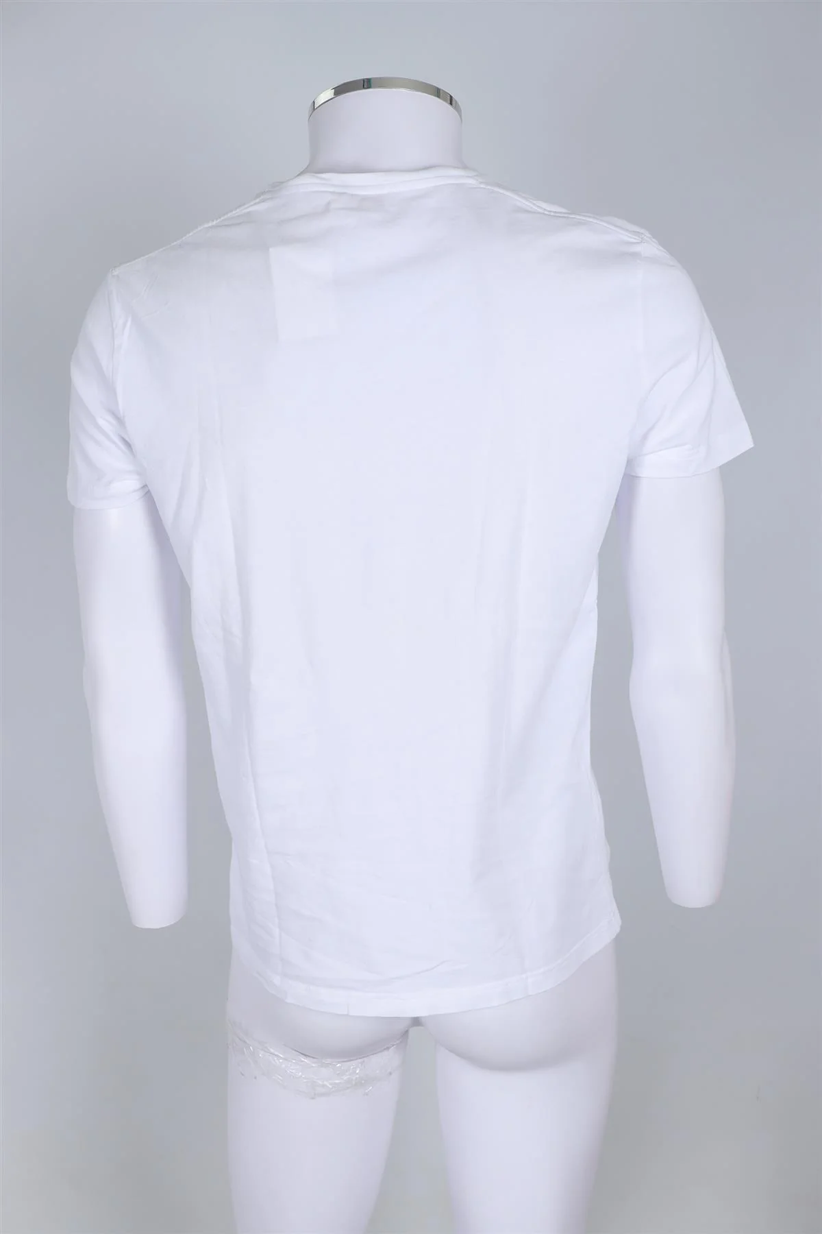 ALEXANDER MCQUEEN WHITE MEN'S COTTON T-SHIRT SMALL - Image 4