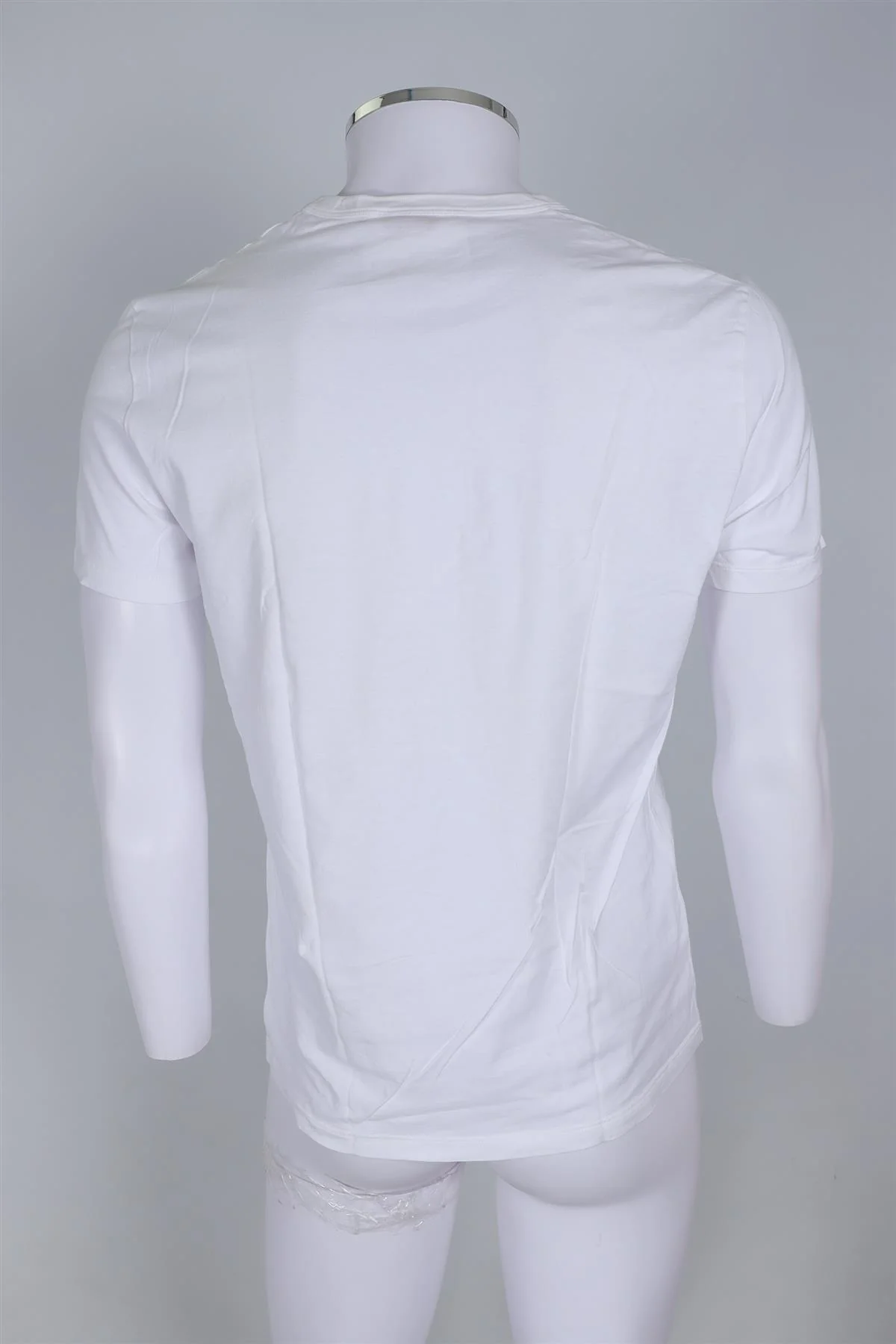 ALEXANDER MQUEEN WHITE MEN'S COTTON T-SHIRT SMALL - Image 4