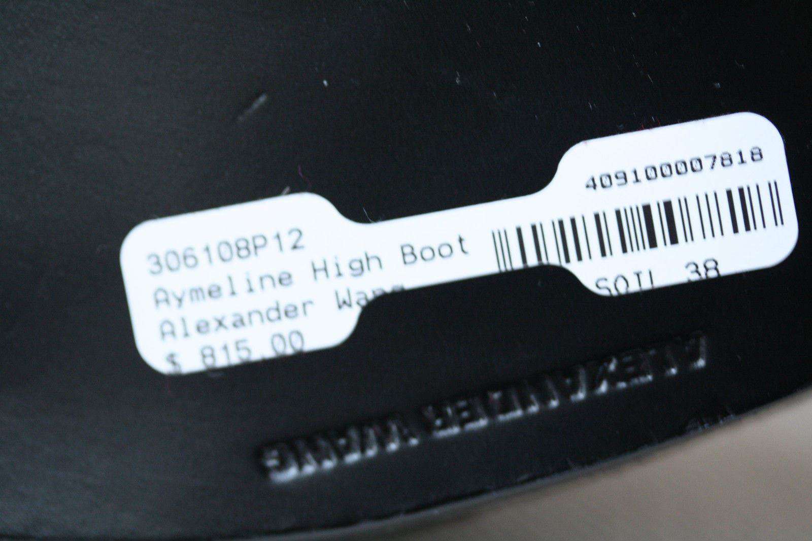 ALEXANDER WANG AYMELINE CALF HAIR BOOTS EU 38 UK 5 - Image 4