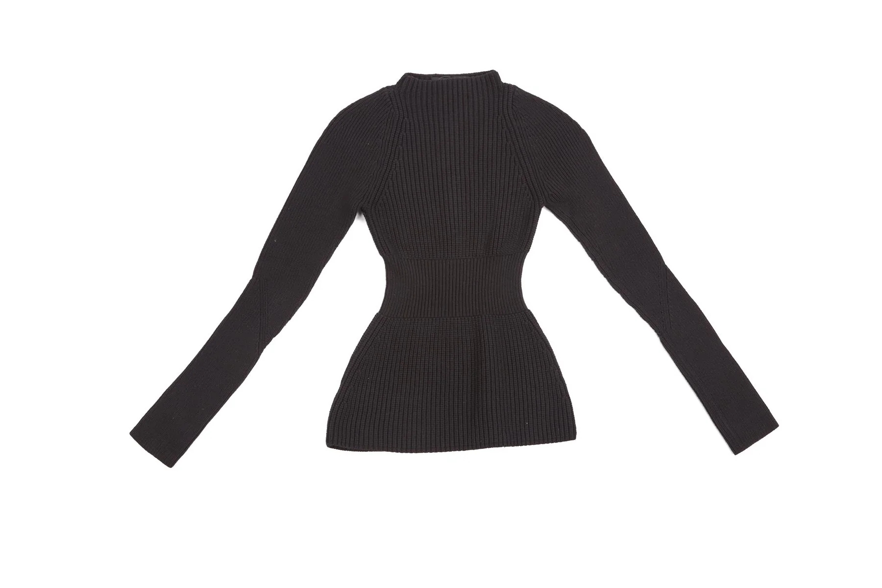 ALEXANDER WANG BLACK COTTON SWEATER UK 6 - Image 2