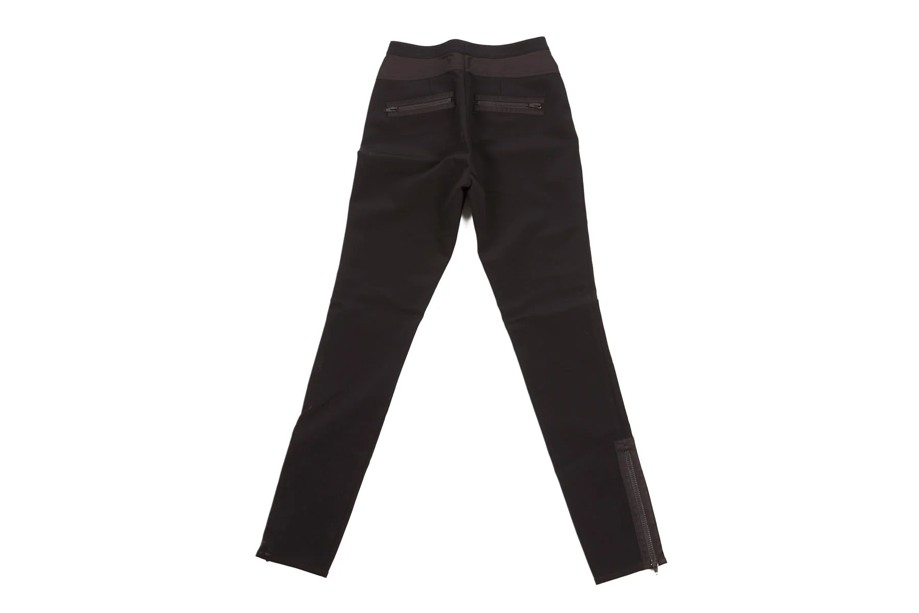 Alexander Wang Black Crepe Skinny Pants US 2 UK 6 - Image 4