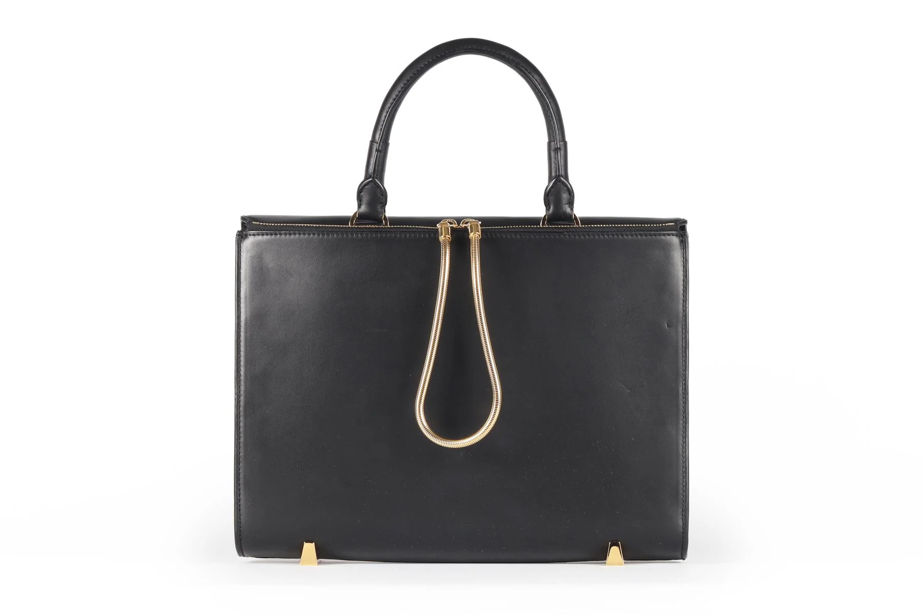 ALEXANDER WANG BLACK LEATHER TOTE BAG - Image 7