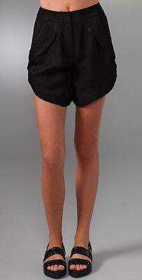 ALEXANDER WANG BLACK POCKET SHORTS US 4 UK 8 - Image 2