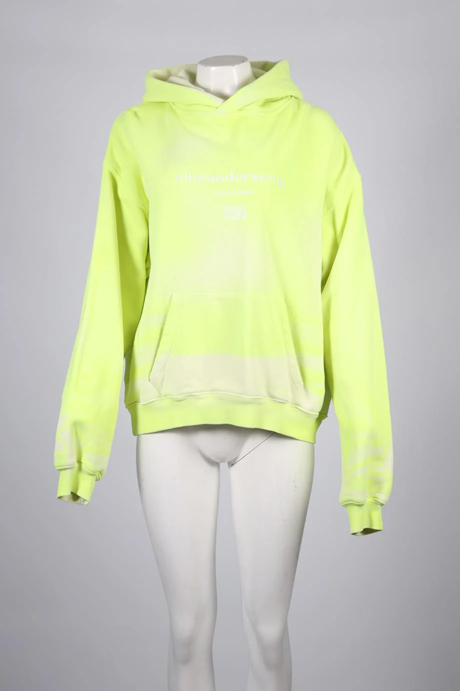 ALEXANDER WANG COTTON BLEND HOODIE MEDIUM - Image 2