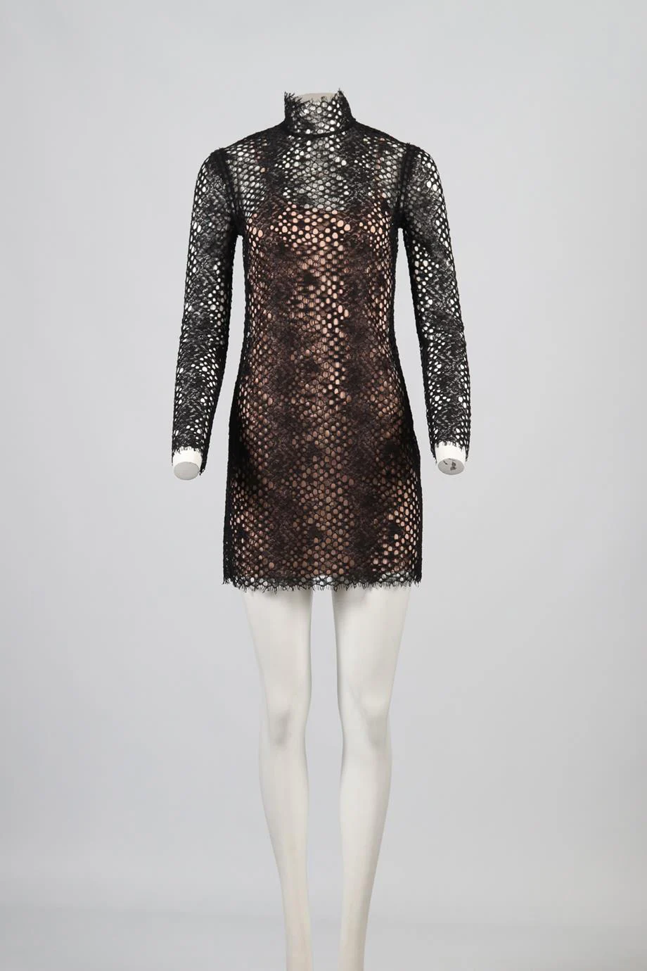 ALEXANDER WANG COTTON BLEND MINI DRESS US 2 UK 6 - Image 2