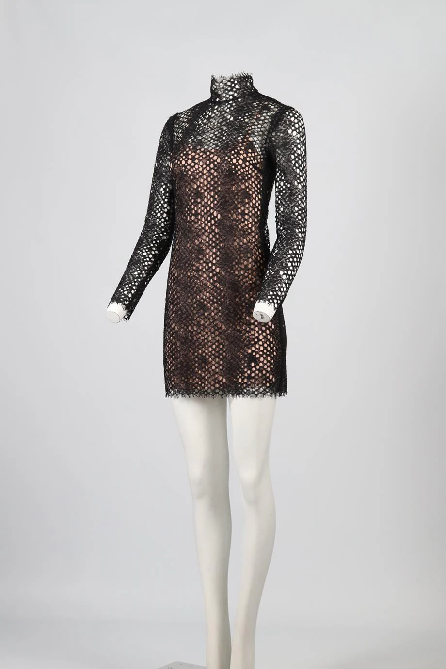 ALEXANDER WANG COTTON BLEND MINI DRESS US 2 UK 6 - Image 3
