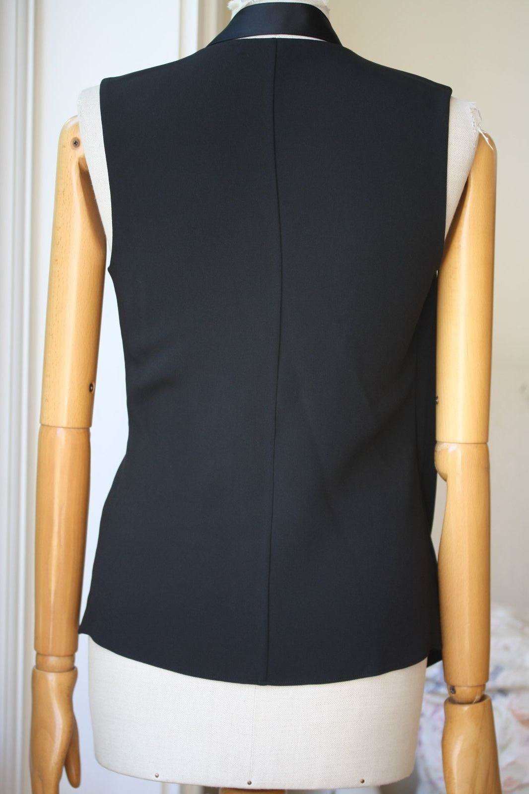 ALEXANDER WANG DRAPED WRAP TOP UK 8 - Image 2