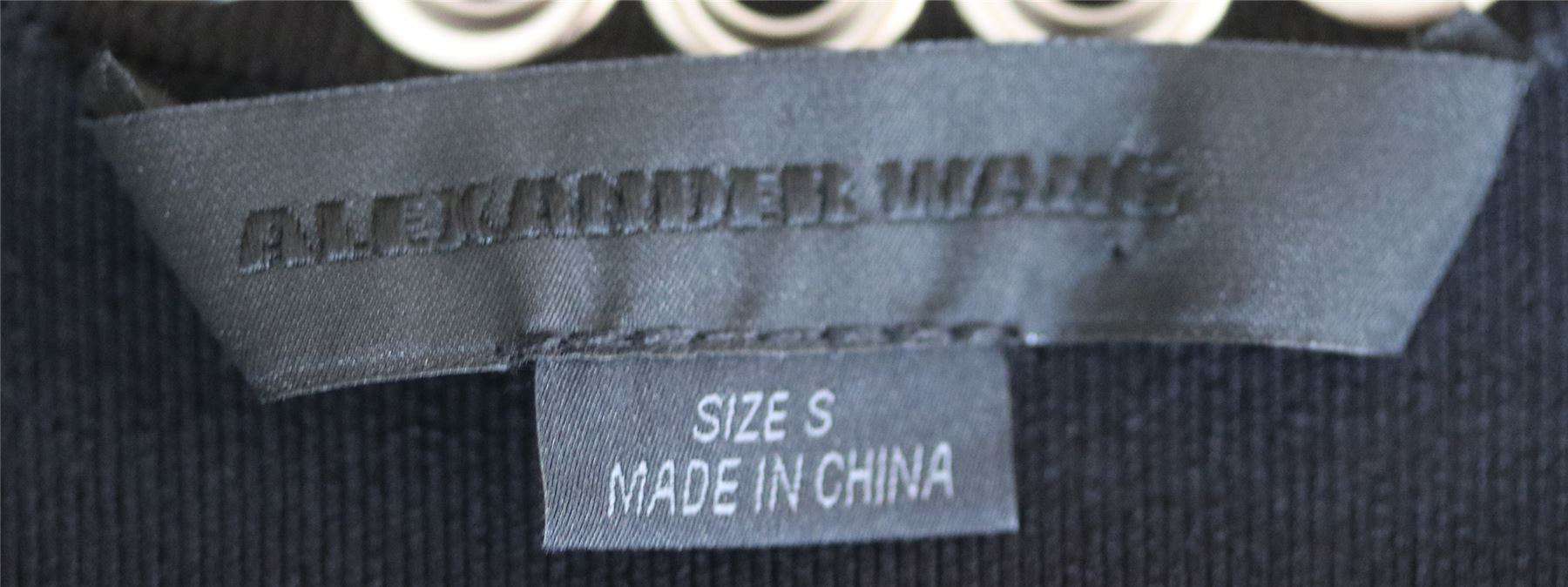 ALEXANDER WANG EYELET-EMBELLISHED STRETCH-KNIT MINI DRESS SMALL - Image 6
