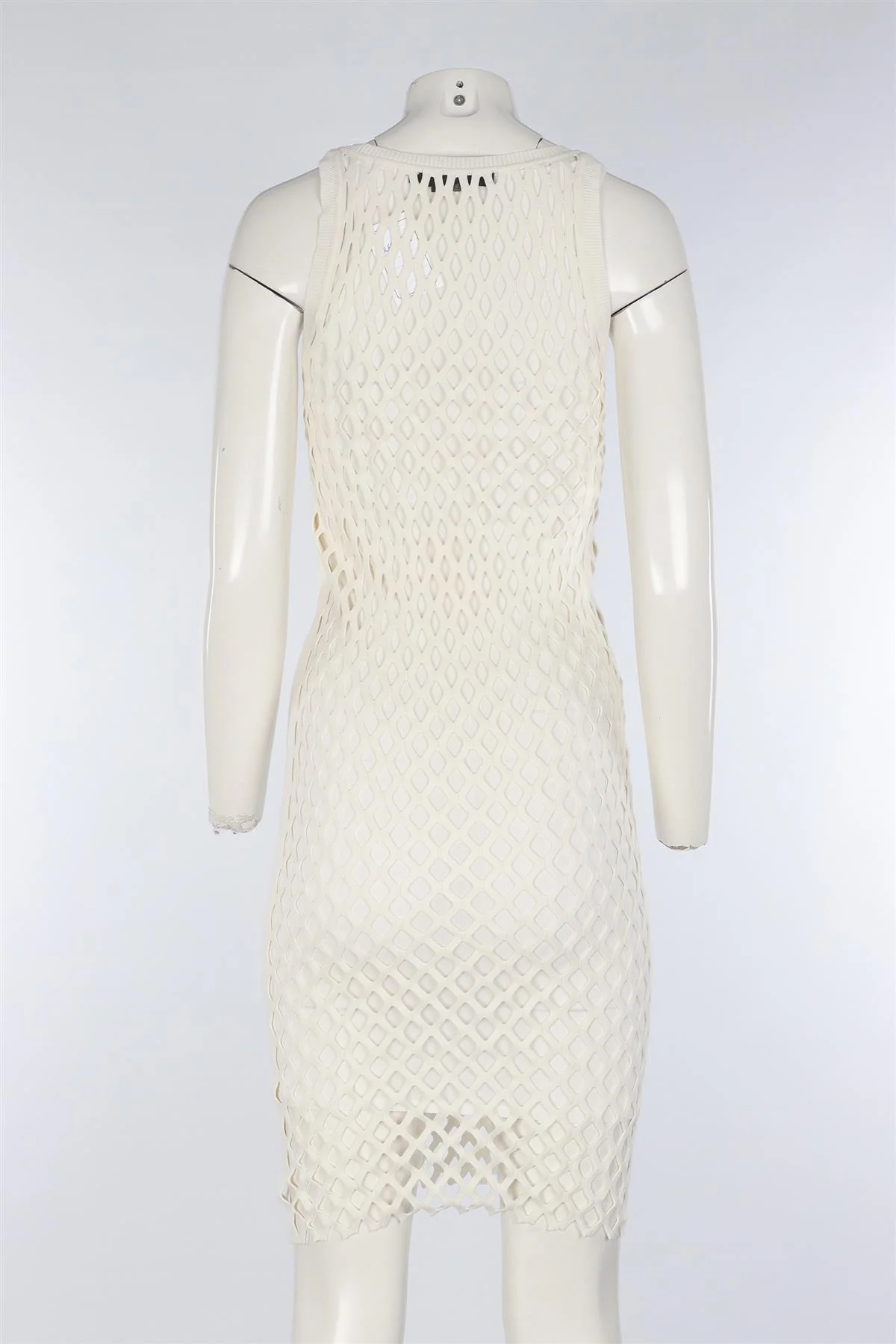 ALEXANDER WANG IVORY KNIT MIDI DRESS XS/SMALL - Image 4