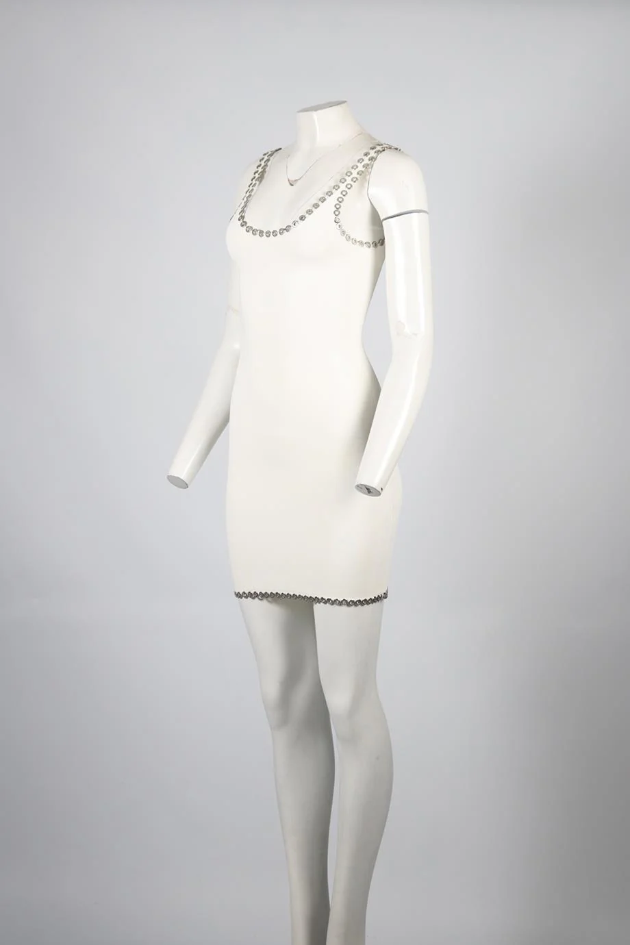 ALEXANDER WANG KNIT MINI DRESS XSMALL - Image 3