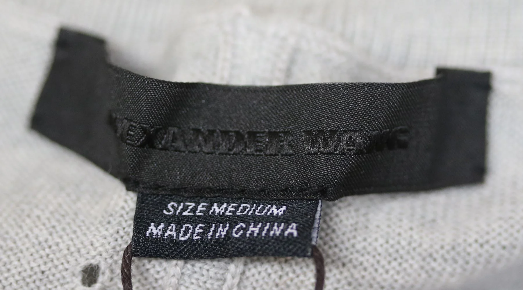 ALEXANDER WANG MERINO WOOL OPEN BACK CARDIGAN MEDIUM - Image 5