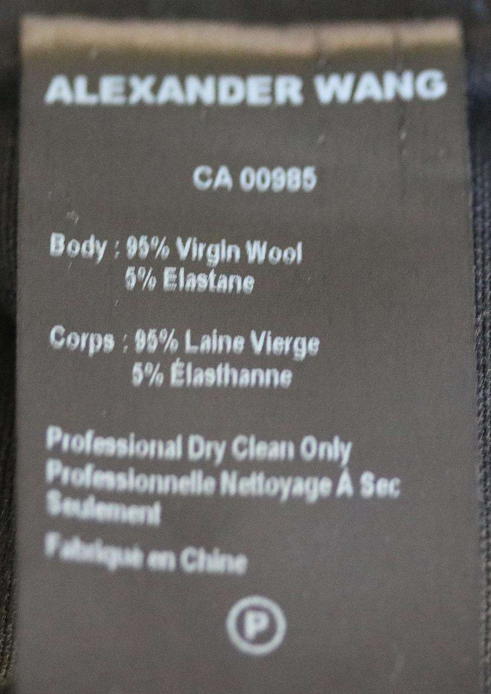 ALEXANDER WANG OVERSIZED WOOL BLEND COAT MEDIUM - Image 6