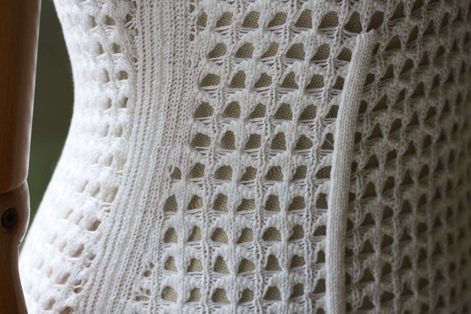 ALEXANDER WANG PEROXIDE CROCHET KNIT TANK TOP SMALL - Image 9