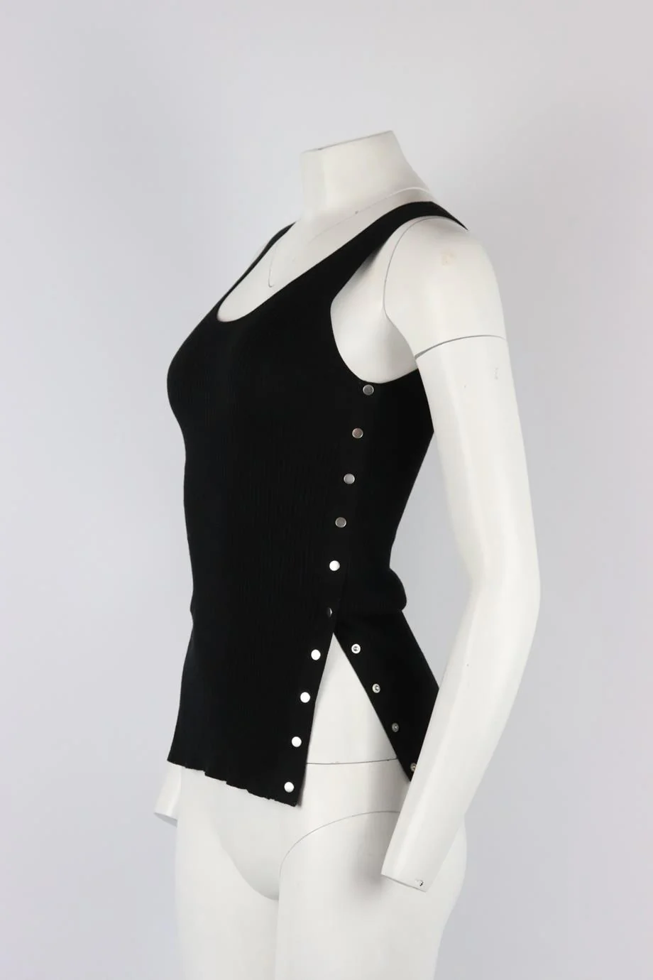 ALEXANDER WANG RIBBED TANK TOP SMALL - Image 3