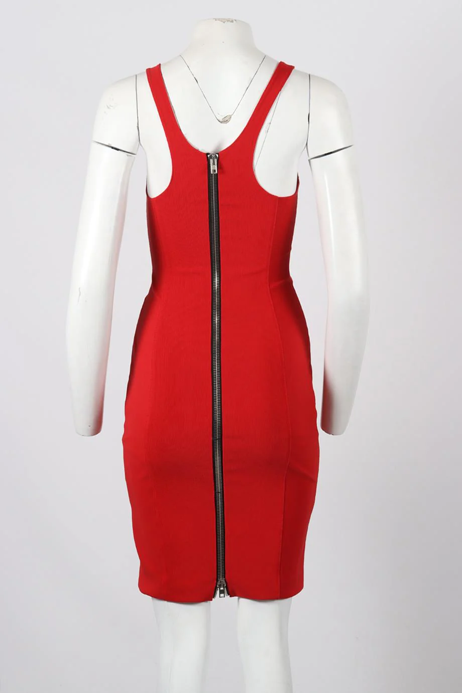 ALEXANDER WANG STRETCH KNIT MIDI DRESS UK 6 - Image 4