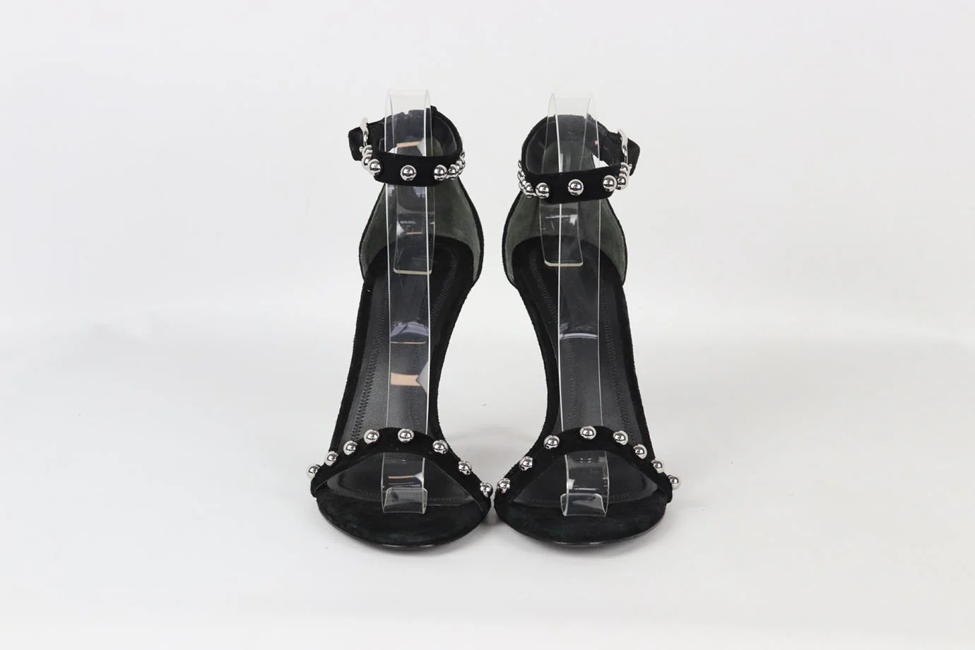 ALEXANDER WANG STUDDED SUEDE SANDALS EU 38 UK 5 US 8 - Image 3
