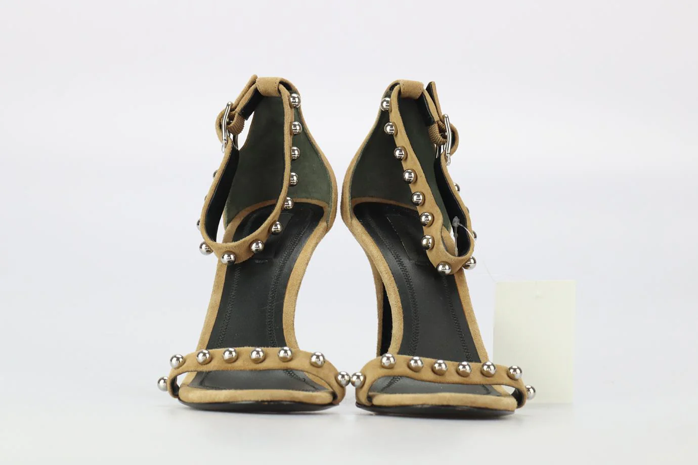 ALEXANDER WANG STUDDED SUEDE SANDALS EU 38 UK 5 US 8 - Image 3
