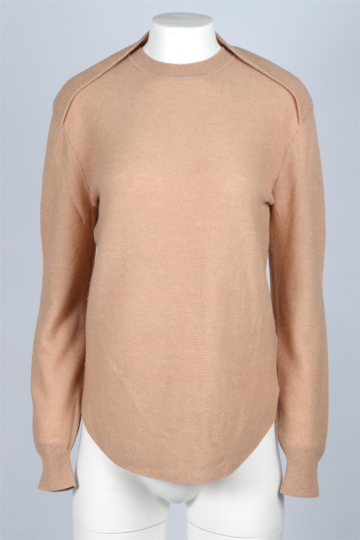 ALEXANDER WANG TAN CASHMERE SWEATER XSMALL - Image 2
