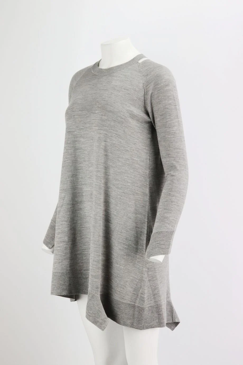 ALEXANDER WANG WOOL BLEND MINI DRESS XSMALL - Image 3