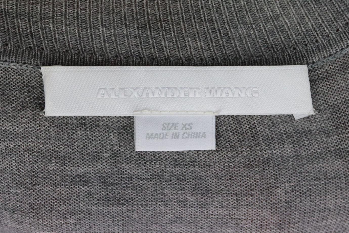ALEXANDER WANG WOOL BLEND MINI DRESS XSMALL - Image 5