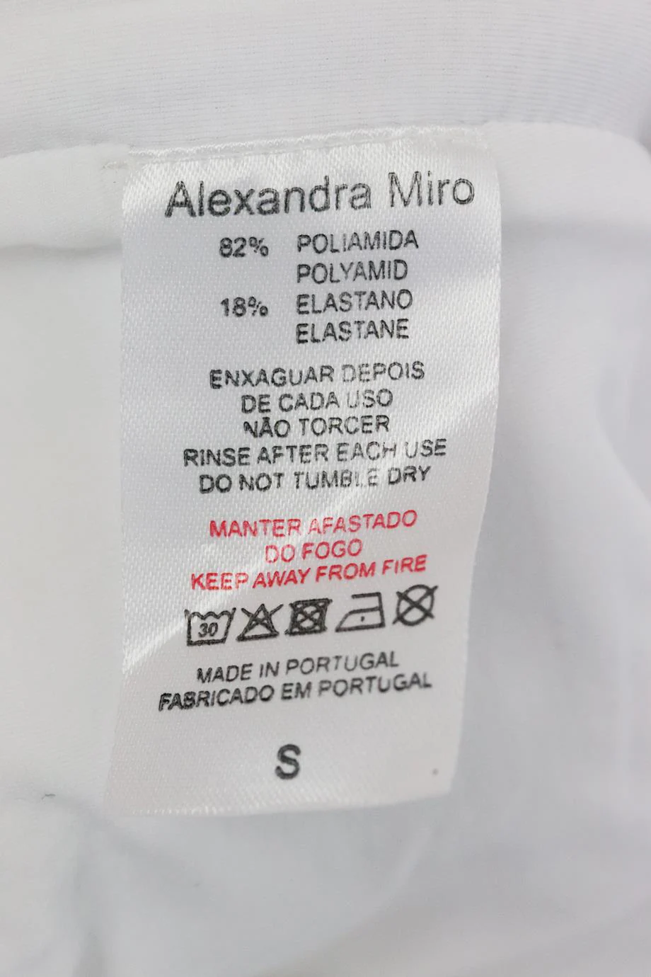 ALEXANDRA MIRO PRINTED STRETCH SWIMSUIT SMALL - Image 6