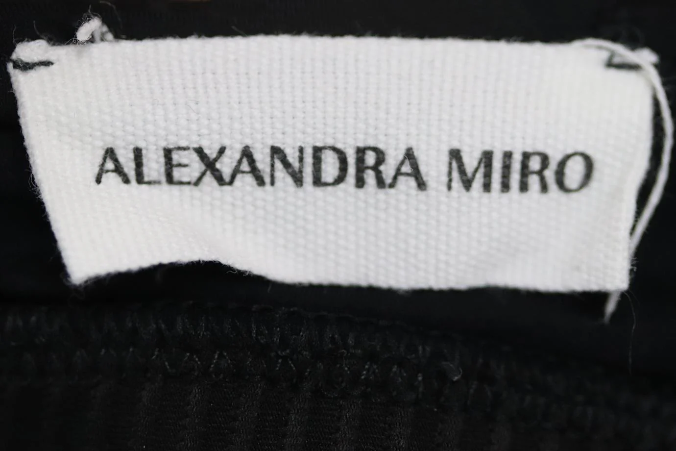 ALEXANDRA MIRO TIE FRONT RIBBED STRETCH BIKINI SMALL - Image 5