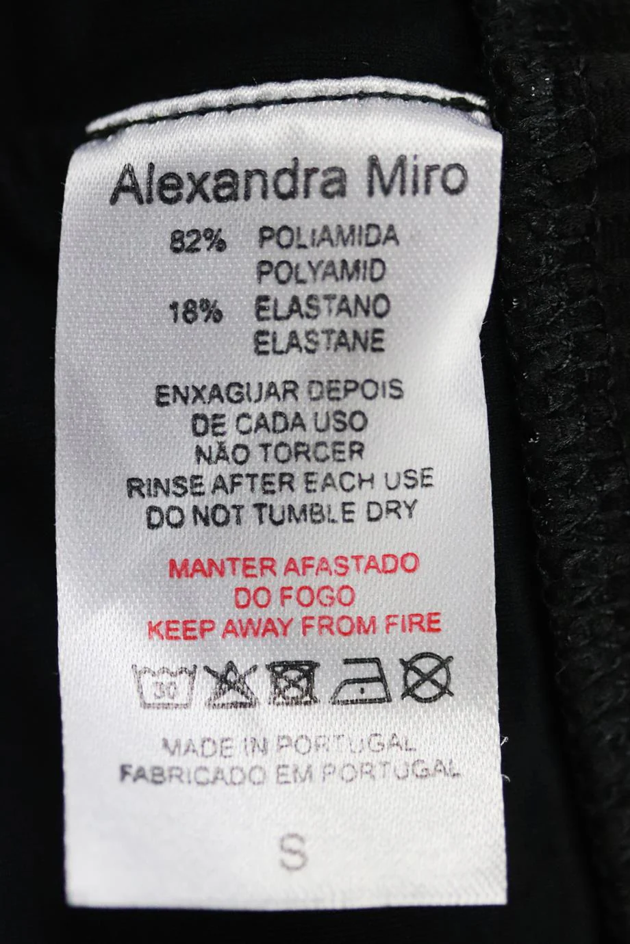 ALEXANDRA MIRO TIE FRONT RIBBED STRETCH BIKINI SMALL - Image 6