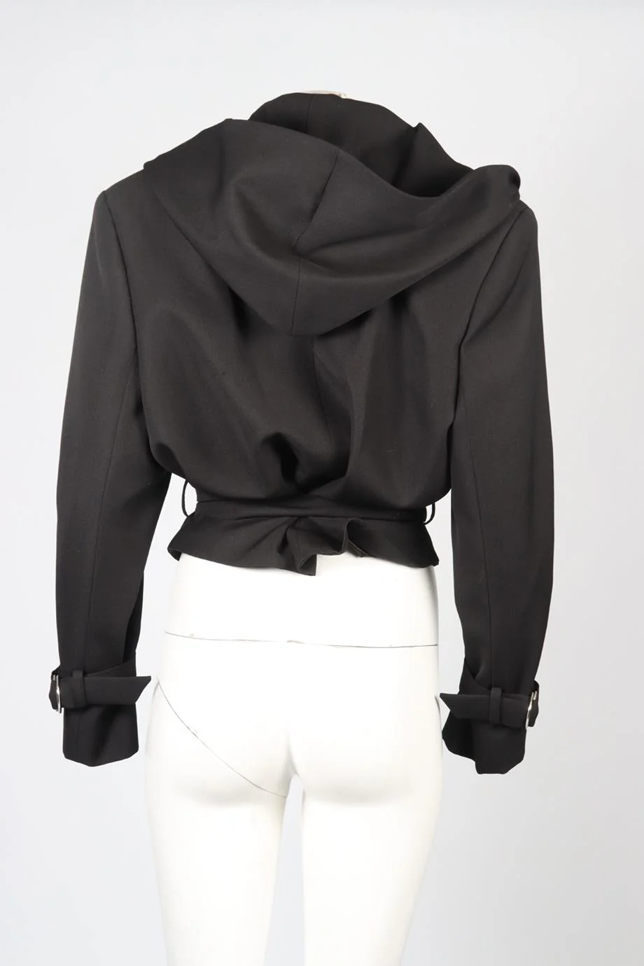 ALEXANDRE VAUTHIER 2023 BELTED WOOL BLEND JACKET FR 38 UK 10 - Image 4