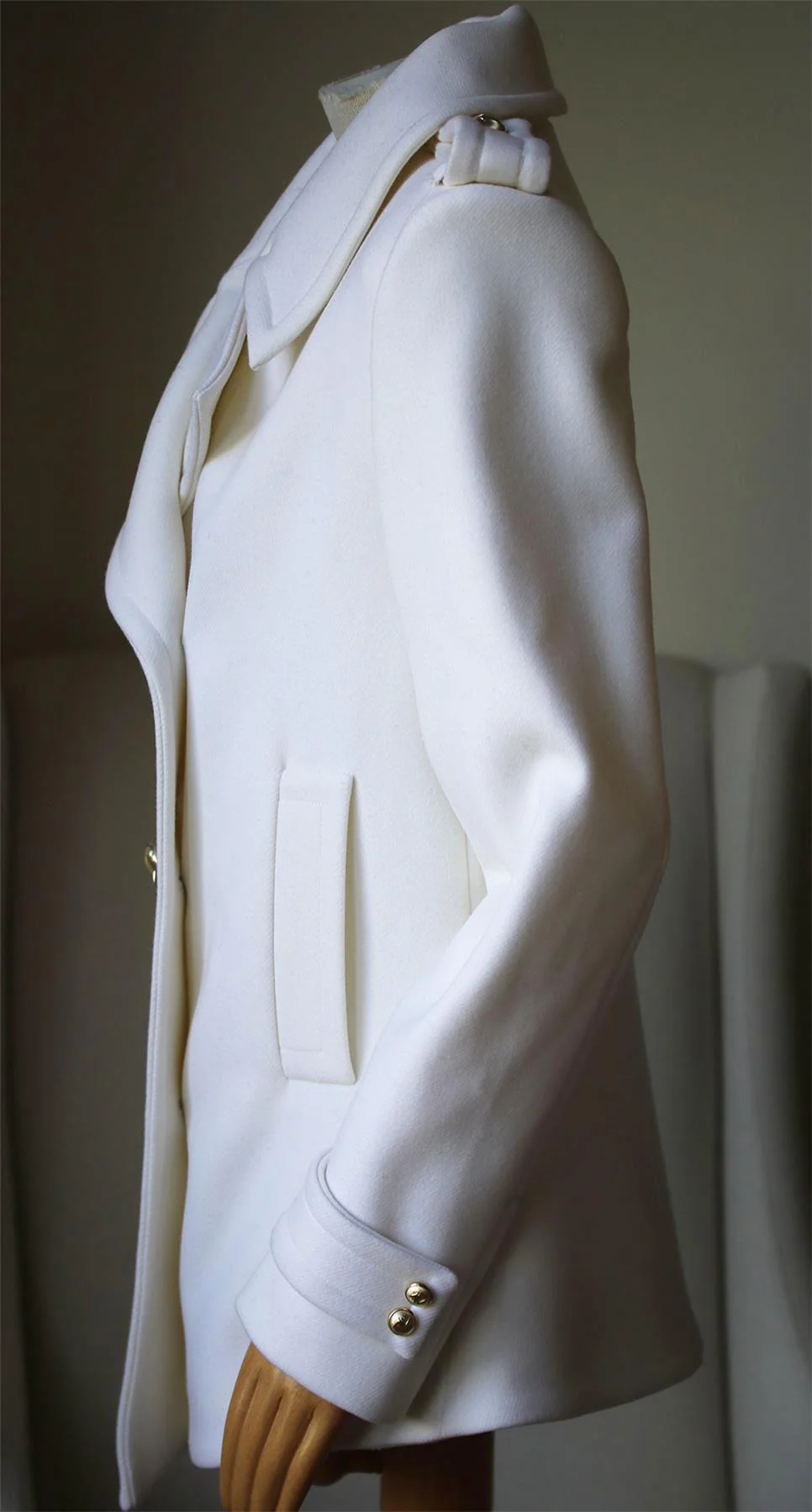 ALEXANDRE VAUTHIER DOUBLE BREASTED JACKET FR 38 UK 10 - Image 2