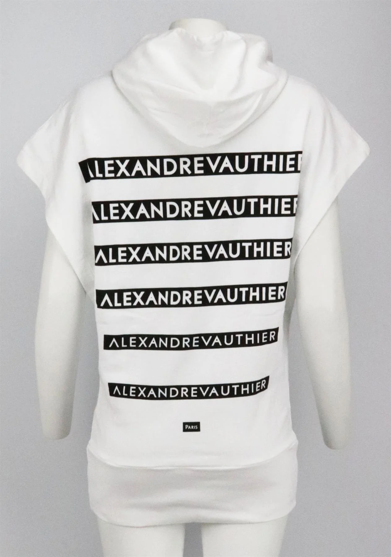 ALEXANDRE VAUTHIER OVERSIZED PRINTED COTTON JERSEY HOODIE ONE SIZE - Image 4