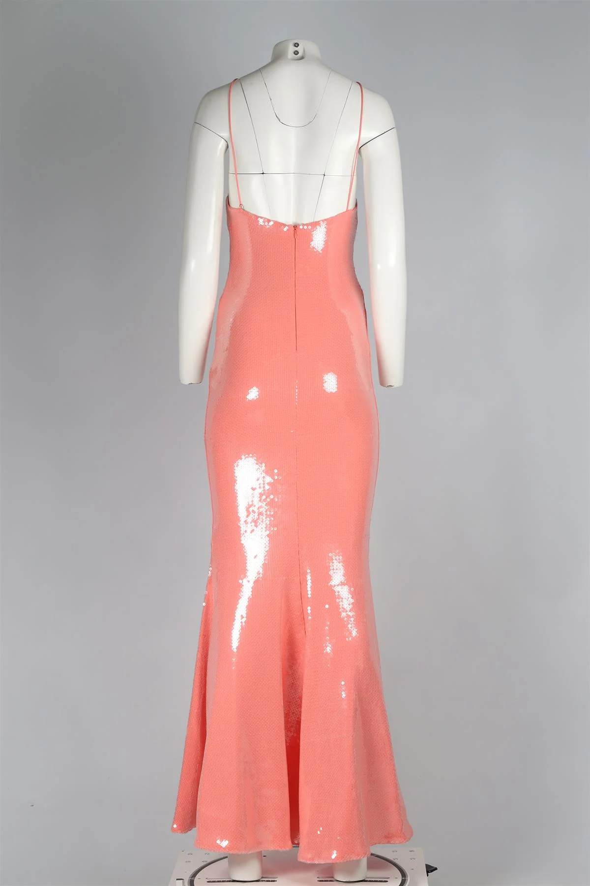ALEXANDRE VAUTHIER PINK SEQUIN MAXI DRESS FR 36 UK 8 - Image 4