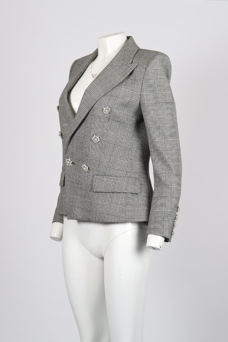ALEXANDRE VAUTHIER WOOL BLEND BLAZER FR 40 UK 12 - Image 3