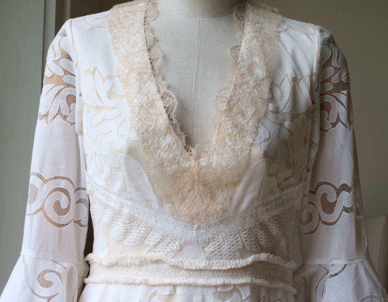 ALEXIS ASH LACE HIGH LOW DRESS MEDIUM - Image 3