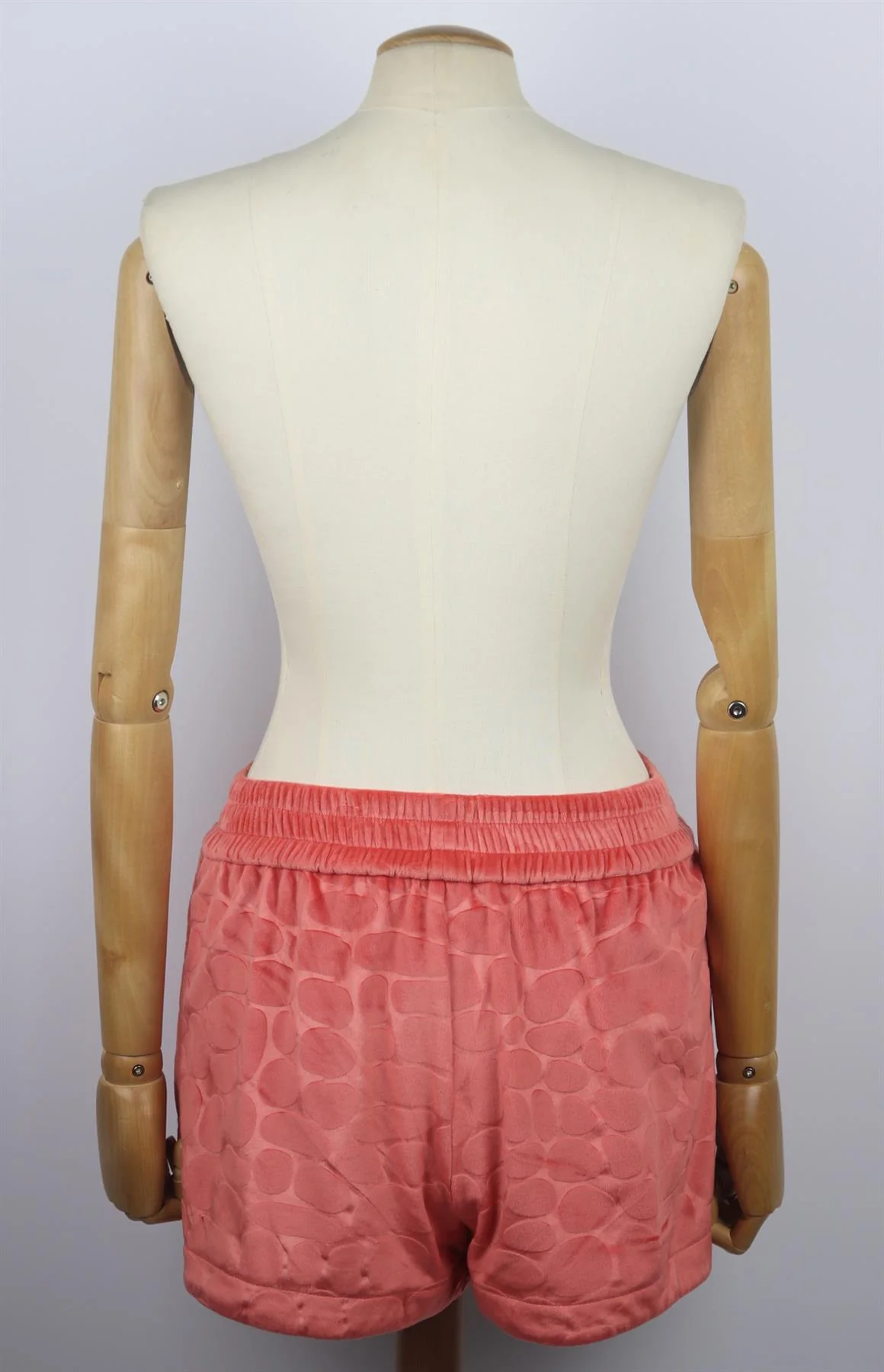ALEXIS MATIN EMBOSSED VELOUR SHORTS SMALL - Image 4