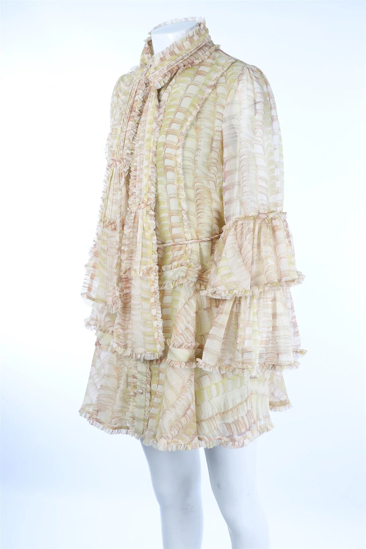 ALEXIS MULTI CHIFFON MINI DRESS MEDIUM - Image 3