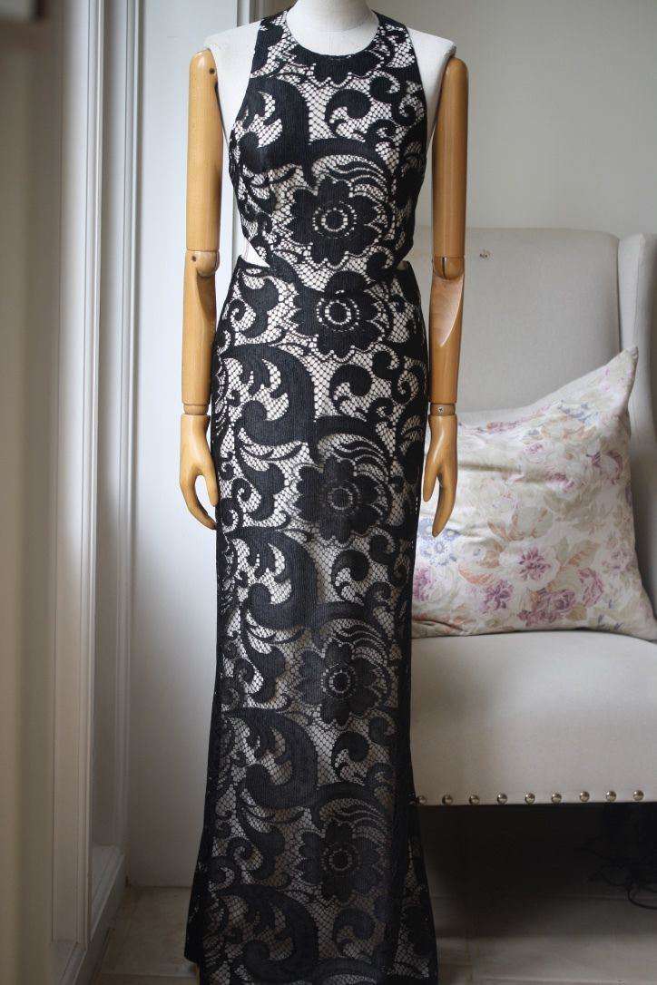 ALICE AND OLIVIA ADEL LACE DRESS US 4 UK 8 - Image 3