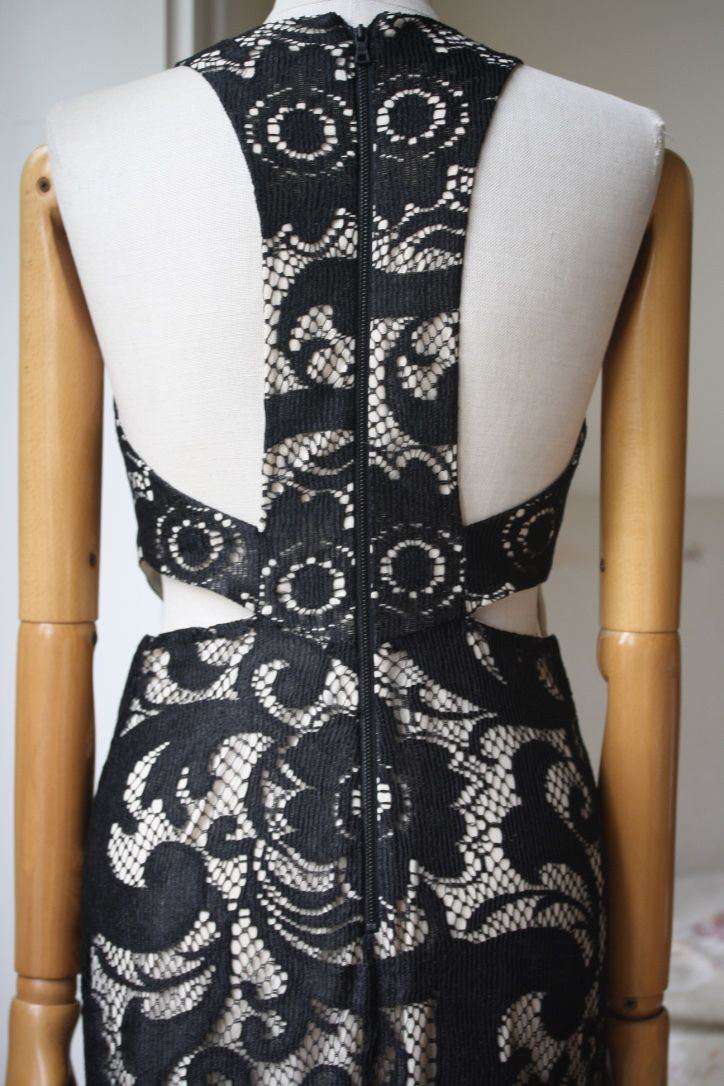 ALICE AND OLIVIA ADEL LACE DRESS US 4 UK 8 - Image 8