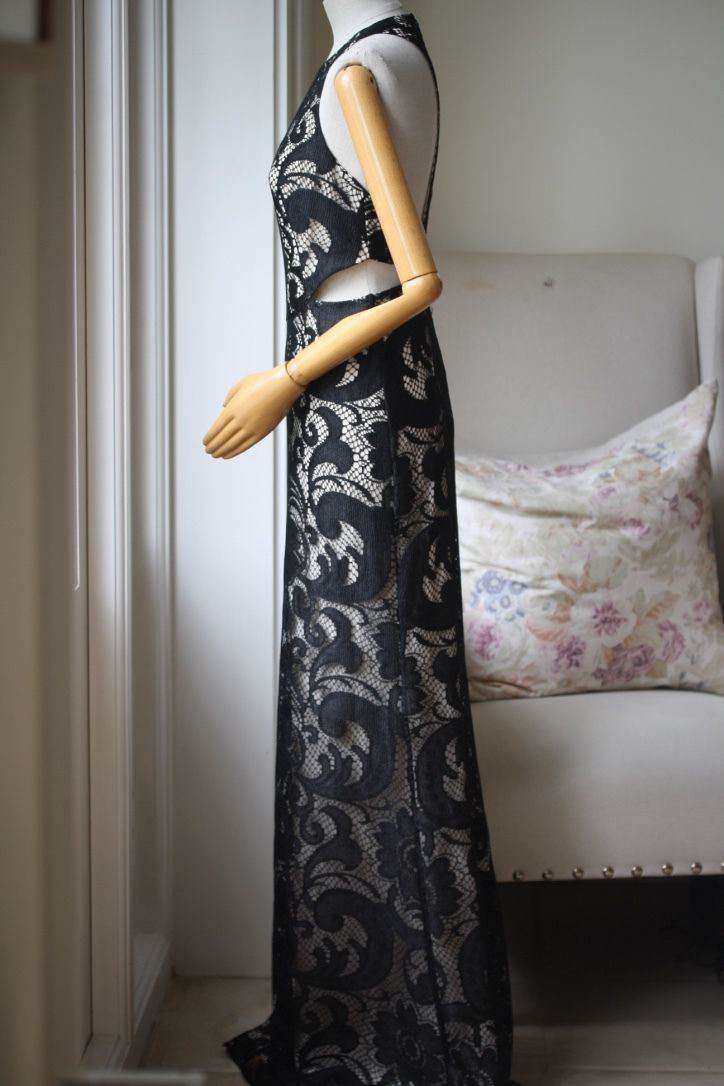 ALICE AND OLIVIA ADEL LACE DRESS US 4 UK 8 - Image 9