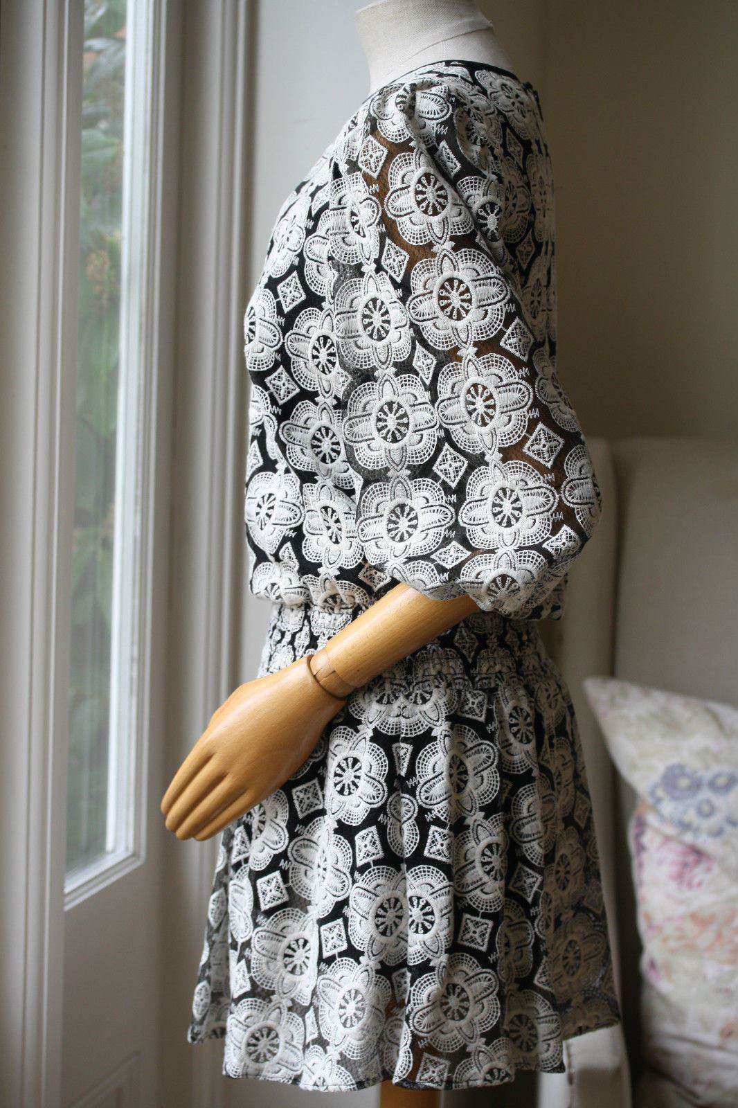 ALICE AND OLIVIA GERALDINE DRESS US 4 UK 8 IT 40 - Image 10