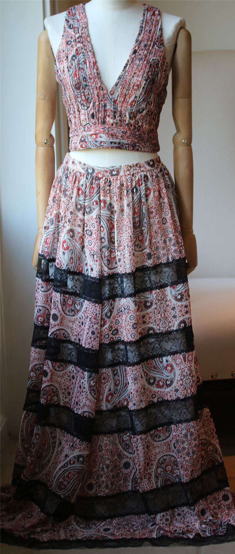 ALICE AND OLIVIA HETTY MAXI SKIRT US 2 UK 6 - Image 3
