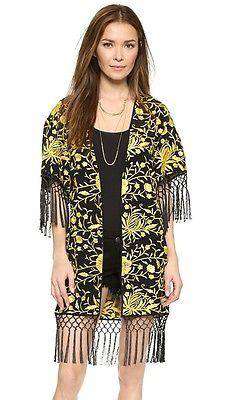 ALICE AND OLIVIA ONELLA EMBROIDERED KIMONO XS/SMALL - Image 2