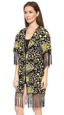 ALICE AND OLIVIA ONELLA EMBROIDERED KIMONO XS/SMALL - Image 3
