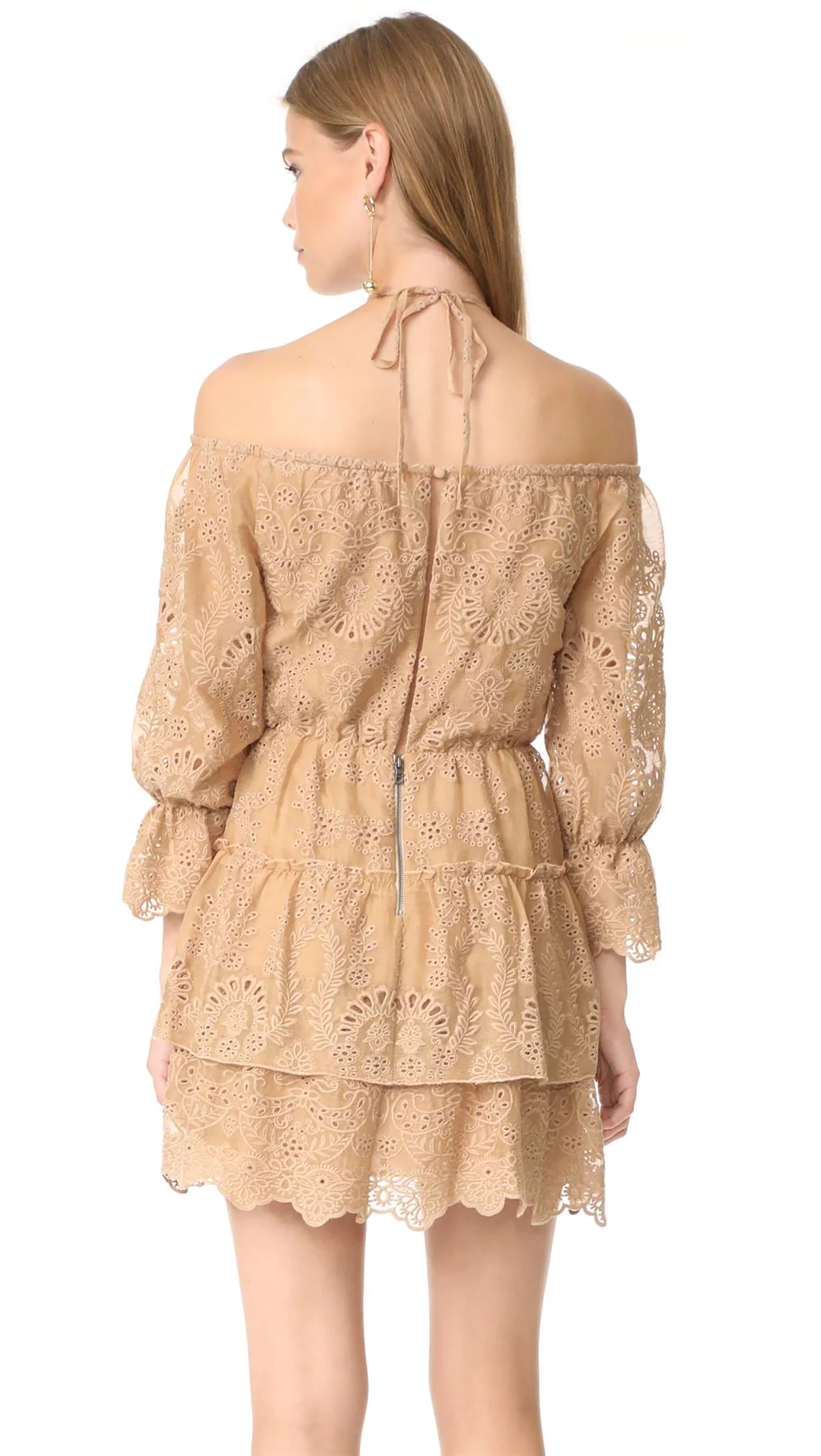 ALICE AND OLIVIA WAYLON OFF THE SHOULDER DRESS US 8 UK 12 - Image 9