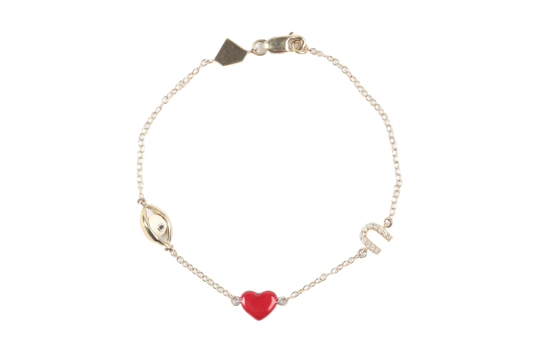 ALISON LOU 14K YELLOW GOLD AND DIAMOND BRACELET - Image 2