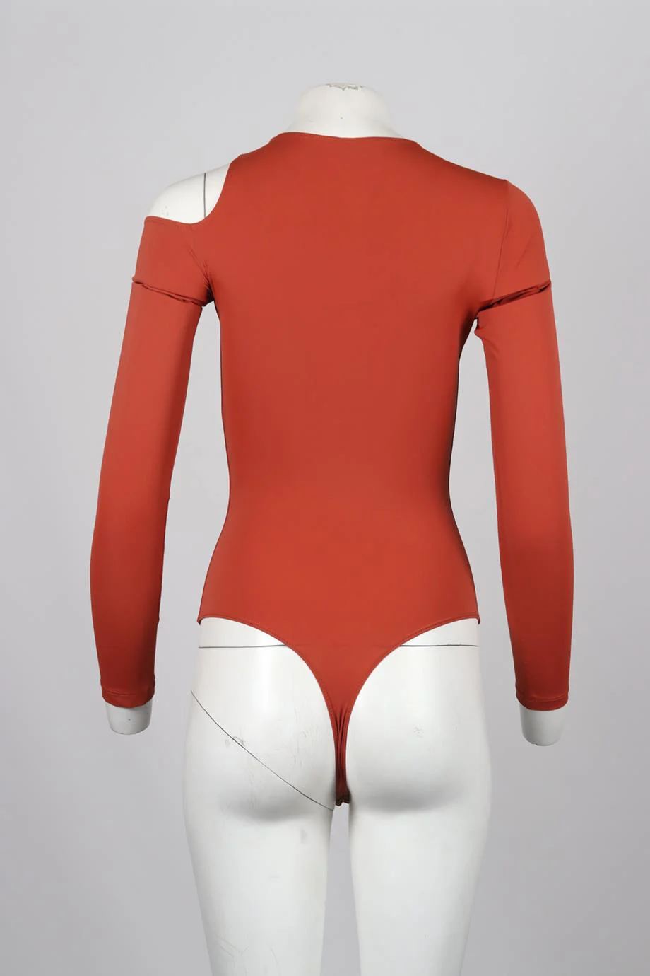 ALIX NYC CUTOUT STRETCH JERSEY BODYSUIT SMALL - Image 4
