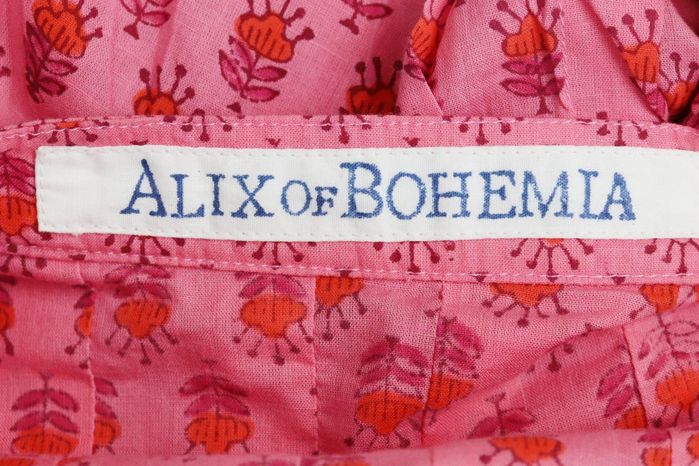 ALIX OF BOHEMIA CROPPED PRINTED COTTON TOP SMALL - Image 5