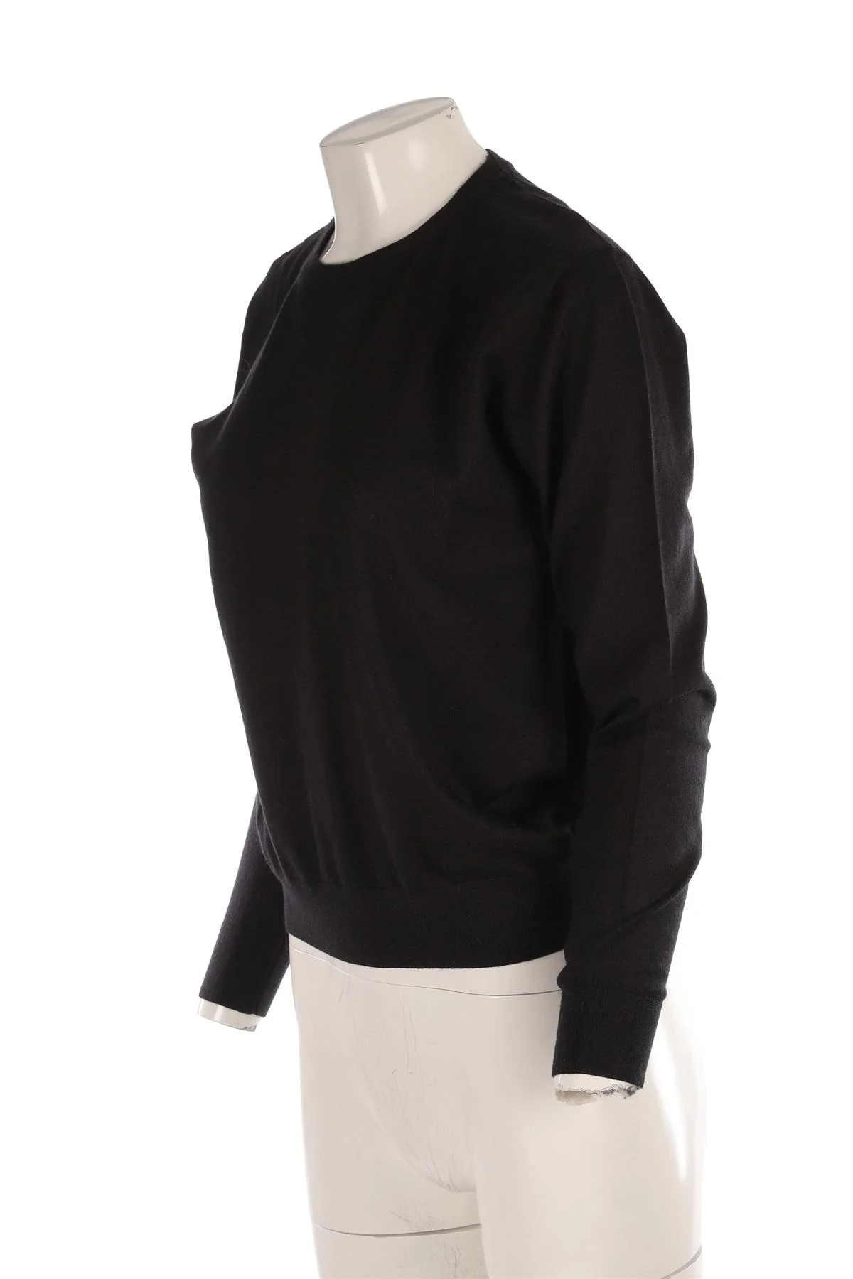 ALLUDE BLACK CASHMERE SWEATER LARGE - Image 3